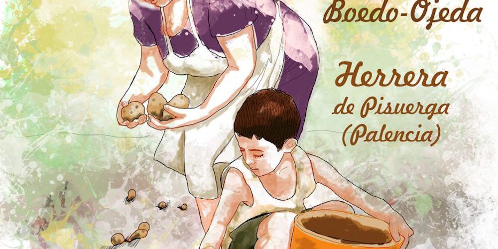 Cartel de la Feria y Exaltación de la Patata de la Mancomunidad de Boedo-Ojeda