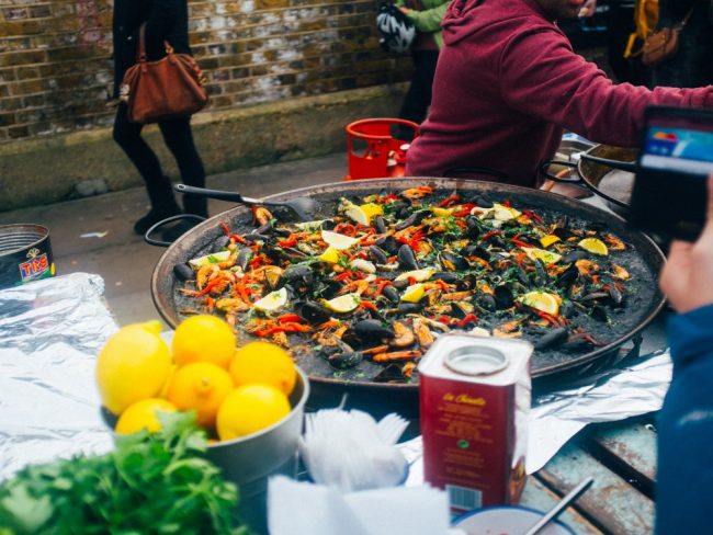 Paella mesa