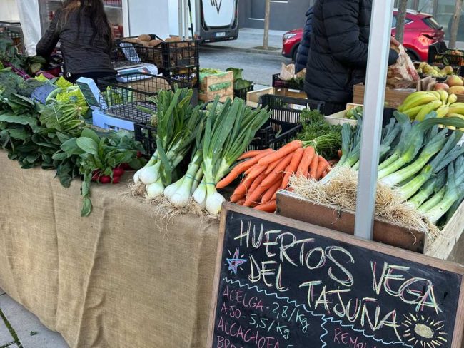 huertos vega tajuña_mercado Puesto Huertos Vega del Tajuña