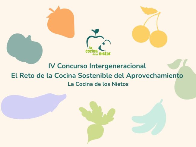 IV concurso Abierta la nueva convocatoria del Concurso Intergeneracional el Reto de la Cocina Sostenible del Aprovechamiento