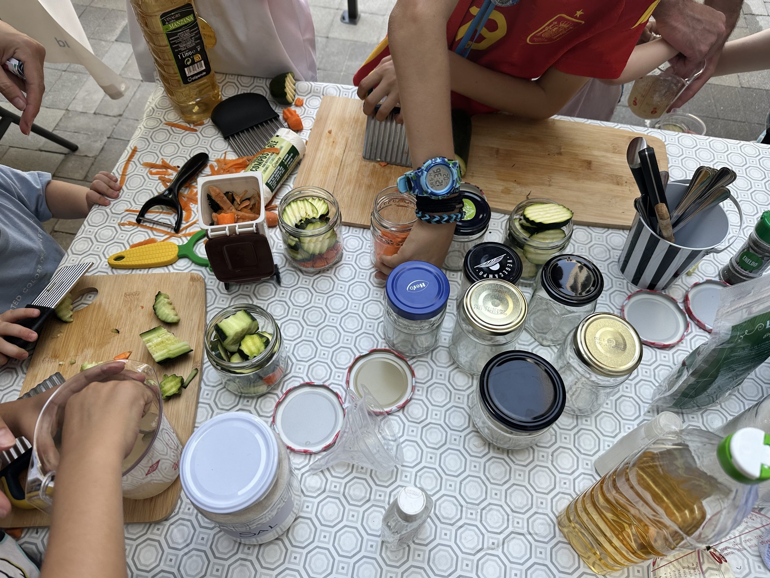 Taller encurtidos rápidos en las fiestas de Bellas Vistas