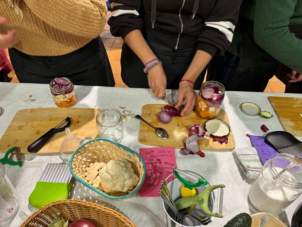 Taller encurtidos contra el desperdicio