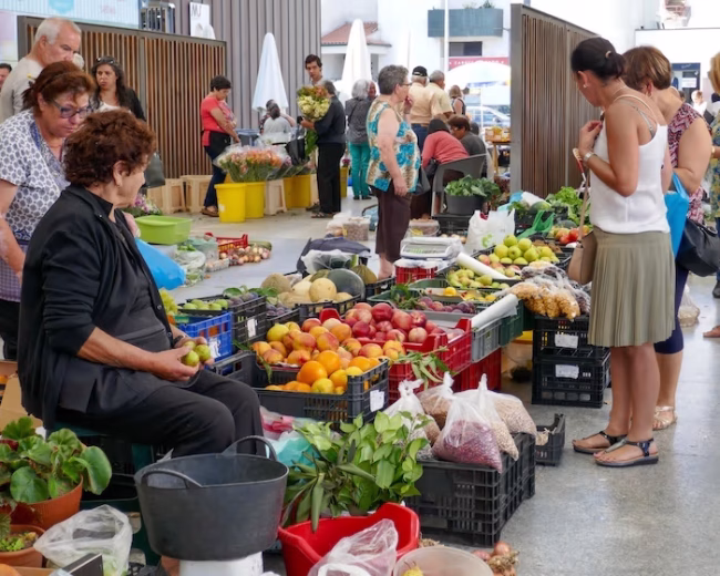 Mercado local. Portugal.